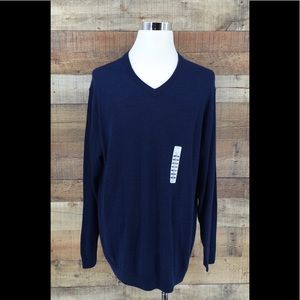 NWT Turnbury Biella Yarn Men’s Sweater Sz‎ 2XT Blue